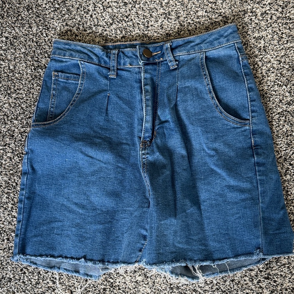 Denim Hi-Rise Shorts